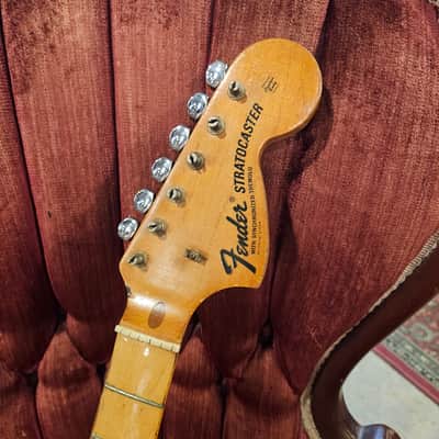 1971 Fender Stratocaster 4 bolt neck Natural complete with tuners image 2