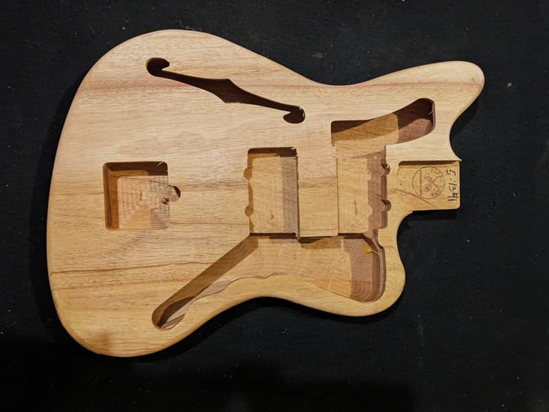JM Guitar body, Thinline, Mahogany, MADE IN USA, #5-1341 image 1