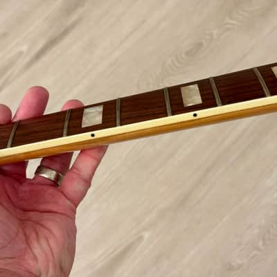 1966 Fender Jazz bass neck w/original lollipop tuners image 8