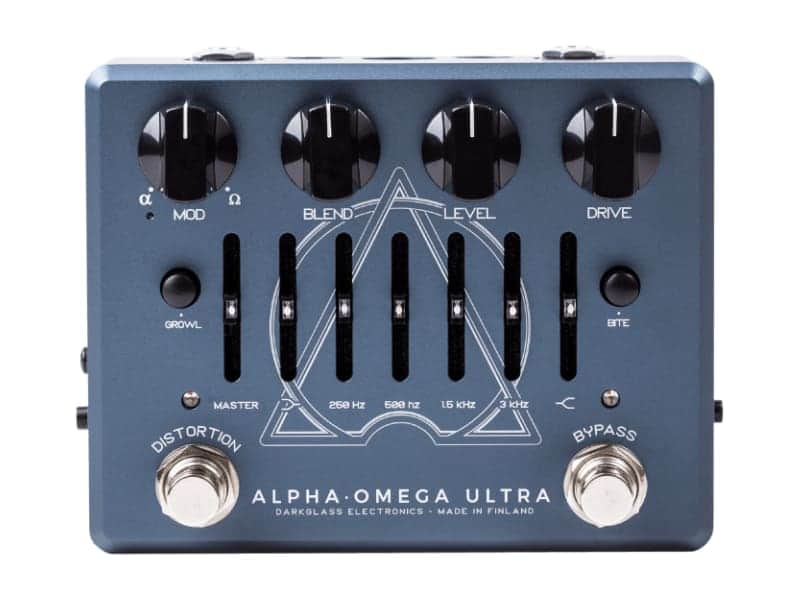 Darkglass Electronics Alpha Omega Ultra Dual Bass Preamp/OD Effects Pedal w/Aux In