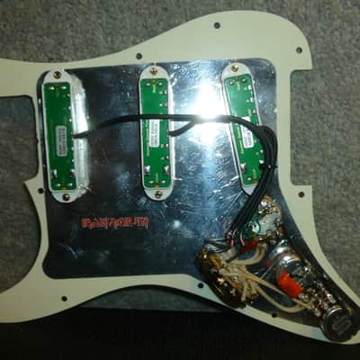 Seymour Duncan Dave Murray Signature Pickguard Assembly 2010s - Pearloid image 4