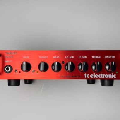 TC Electronic BQ250 Thrust 250-Watt Bass Head - Red image 2