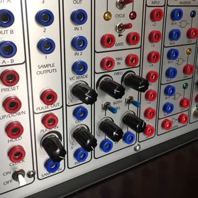 STS Serge Sequencer Shop Panel w/ PS2A Power Supply, 4.5" Chassis w/ Rack Ears and 10 Patch Cables image 19