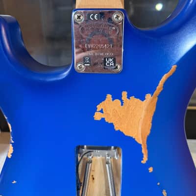 EVH Frankenstein Relic 2024 - Blueburst 3 Way Switch & Functioning Neck Pickup image 7