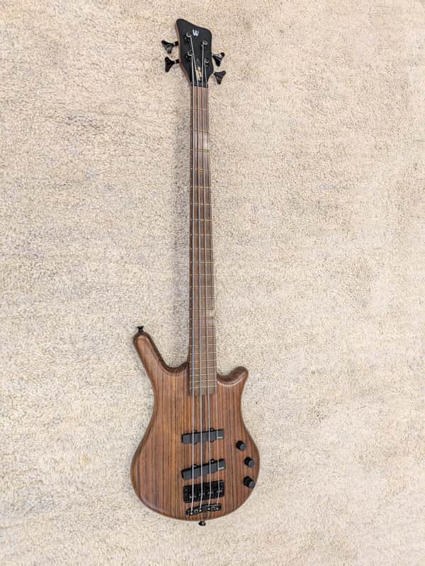 2000 Warwick Thumb BO 4-String Natural Oil w/ EMG 18V & Case image 1