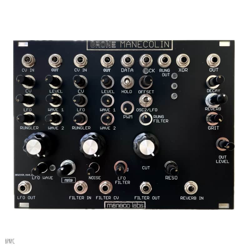 Maneco Labs GRONE MANECOLIN BLACK (eurorack) BPNYC image 1