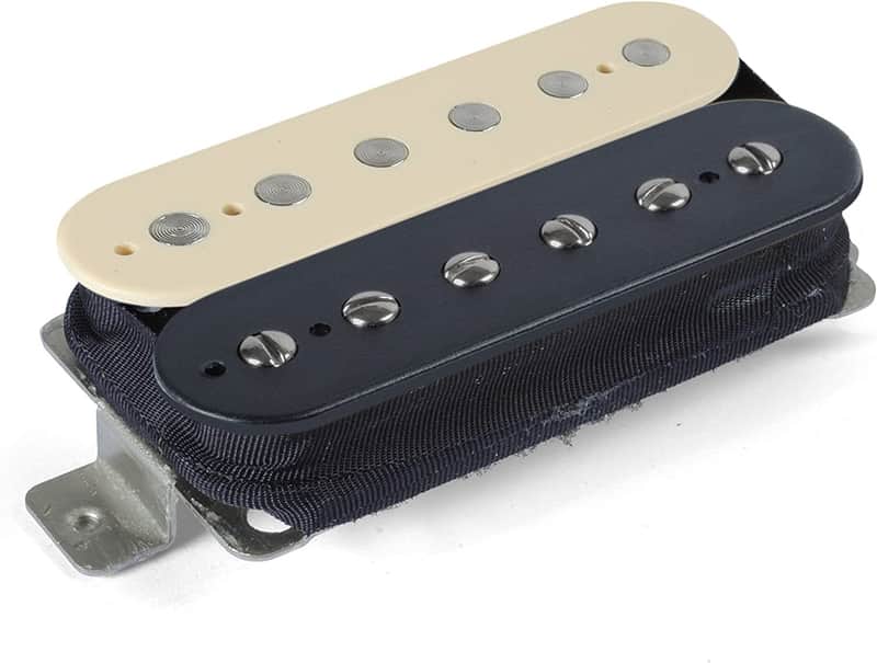 StewMac Humbucker Pickup, Bridge Position, Zebra Exposed Coils image 1