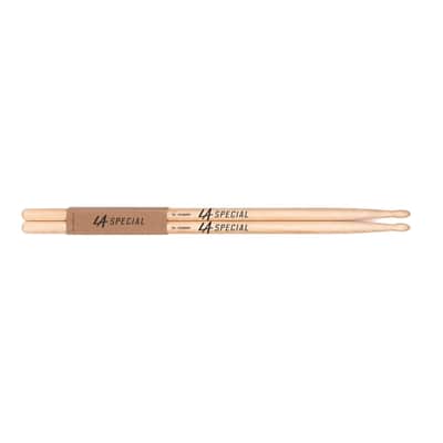 Pair of Promark LA Special 7A Wood Tip Drumsticks (Drum Sticks) - LA7AW image 2