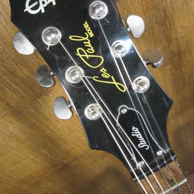 Epiphone Les Paul Studio Electric Guitar Gloss Black With Gig Bag image 3