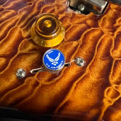 Kinnatone U.S.A.F. Air Force Chrome Switch tip for Blade style switch 3 or 5 way Strat tele image 6