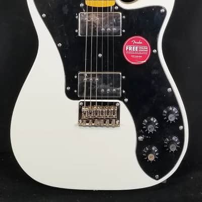 Squier Classic Vibe '70s Telecaster Deluxe HH Electric Guitar, Maple Fingerboard, Olympic White image 6