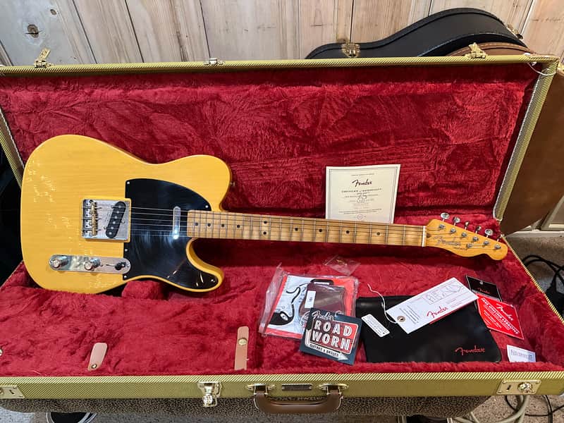 Fender 75th Anniversary Vintera Road Worn '51 Telecaster 2026 - Butterscotch Blonde image 1