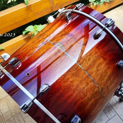 Tama Starclassic EXOTIX Volcanic fire bubinga kit image 2