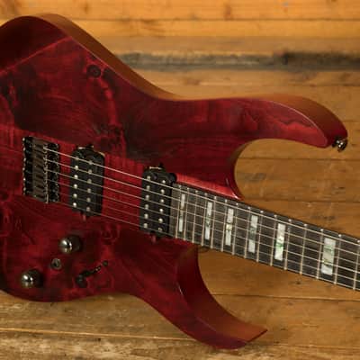 Ibanez RGT1221PB RG Series Premium - Ebony - Stained Wine Red Low Gloss image 5