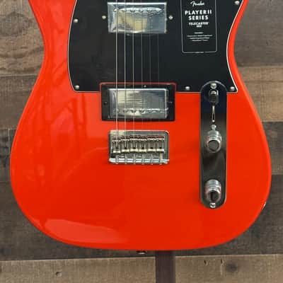 Fender  Player II Telecaster HH Guitar - Coral Red image 1