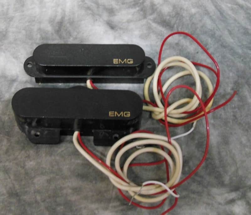 EMG T Set RT FT Fits Telecaster Black Active pickups image 1