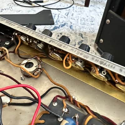 1965 Fender Twin Reverb – AB763 Blackface – Original Schumacher Iron, Jensen C12Ns, Blue Molded Caps image 14