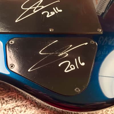NEW Photos Music Man Luke 1 Signed 1994 Candy Blue image 9