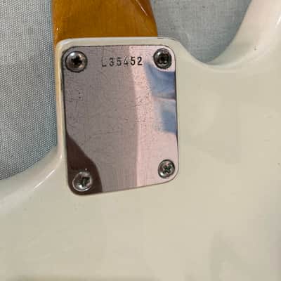1964/65 Fender Mustang Guitar - Rosewood - Olympic White image 9