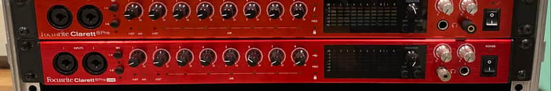 Focusrite Clarett 8Pre USB Audio Interface 2010s - Red image 1