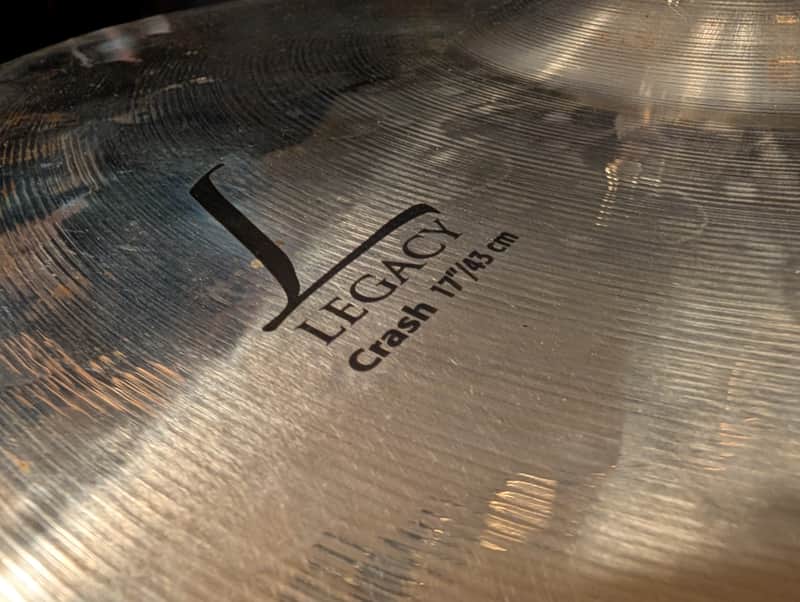 17" Sabian Legacy HHX Brilliant Dave Weckl Crash Cymbal HHX 2020s - Brilliant image 1