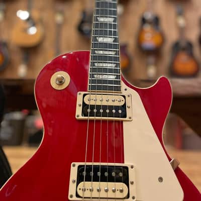 2021 Gibson Les Paul Classic HH Electric Guitar in Transparent Red w/ Gibson OHSC image 10