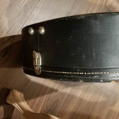 Victoria hard shell case for 1960's Fender, other models, fits d-28, adj-50  1960's black/blue image 3
