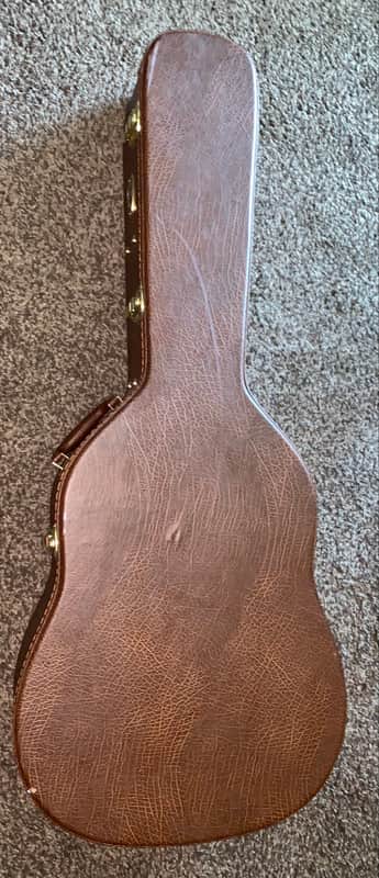 Dean Hardshell acoustic Guitar Case brown image 1