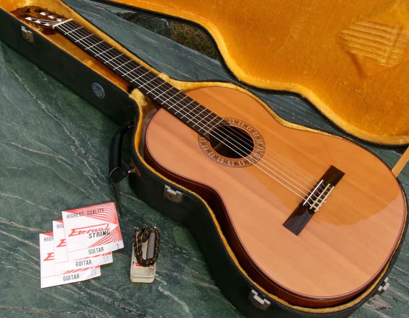 1977 Kazuo Yairi YC-30 AMAZING RAMIREZ STYLE Classical Concert Guitar+Hard Case plus more extras image 1