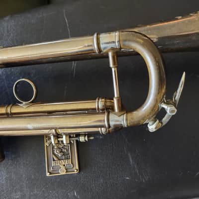 Bach Mercedes New York Bb Trumpet 1st Valve Trigger 3rd Valve Slide 1934 image 16