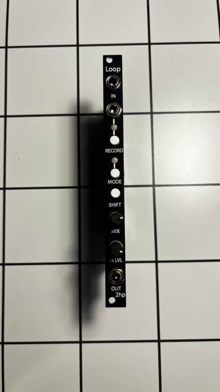 2hp Loop Sound On Sound Looper Module (black) 2023 - Black image 1