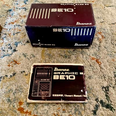 Ibanez BE10 Graphic Bass EQ “Big Faders” MADE IN JAPAN 1985 image 9