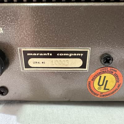 Marantz Model 8B 35-Watt Stereo Tube Power Amplifier 1965 image 19