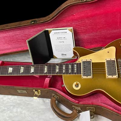 NEW! Gibson Custom Shop '57 Les Paul Gold Top Reissue Ultra Heavy Murphy Lab - Authorized Dealer - ONLY 8.5 lbs! - G06413 image 15
