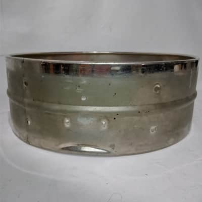 Slingerland 30s Universal Snare Drum Nickel-Brass 5x14"Shell NOB Vintage Chicago image 4