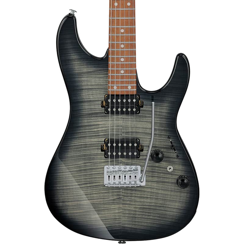Ibanez AZ24S1F AZ Standard 6-String Electric Guitar - Transparent Black Sunburst image 1