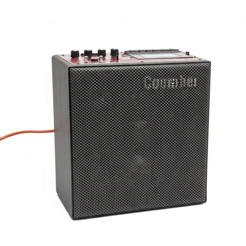 Coomber 2060-2/RW - Radio Mic P.A. Cassette Recorder - Red - Excellent image 1