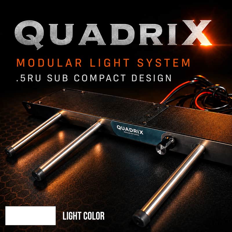 QUADRIX - .5RU Sub Compact Lighting - White LED image 1