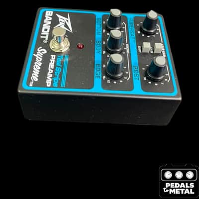 Peavey Bandit Supreme Teal Stripe Preamp 2025 - Present - Black / Teal - X17269 image 4