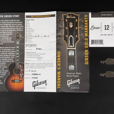 2015 Gibson Hummingbird Standard - HCS Heritage Cherry Sunburst | USA All Solid Square Shoulder Dreadnought Acoustic Guitar L.R. Baggs Pickup | CoA OHSC image 19