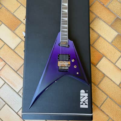 ESP E-II Alexi Laiho Signature Ripped - Purple Fade Satin with Pinstripes image 1
