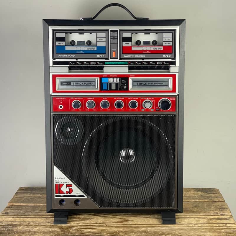 Sanyo PAT-K5 Double cassette/8 Track | Reverb