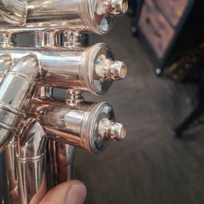 1921 Emil K. Blessing Trumpet - Silver image 6