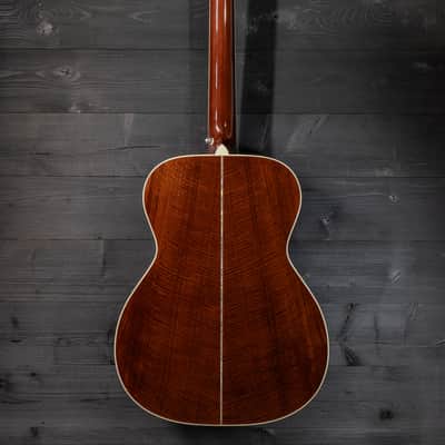 Santa Cruz Custom OM Fiddleback Mahogany / Old Growth Sitka Acoustic Guitar image 3
