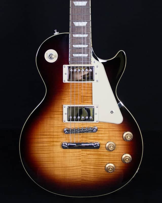 Epiphone Les Paul Standard 50s Figured Top, Bourbon Burst (Premium Gig Bag Included) image 1