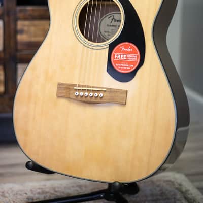 Fender CC-60S Solid Top Concert Acoustic Guitar Natural image 10