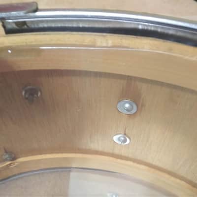 Raven Snare Drum 1960's Blue Sparkle w/Slingerland Snare Throw image 15