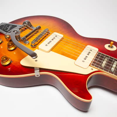 *** Gibson Custom Shop Les Paul Standard '56 Reissue 2022 - Vintage Sunburst with Bigsby A Gentleman's Les Paul image 6
