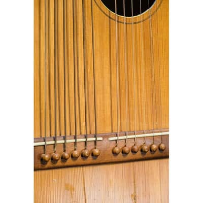 1946 Levin Model 102 12-string Bass Lute natural image 8