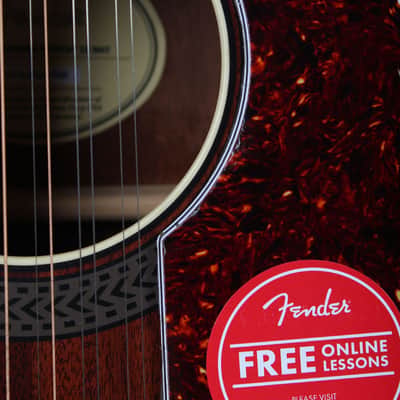 Fender Tim Armstrong Hellcat 12 String Acoustic Electric Guitar Natural Finish image 4
